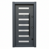 Fort Door Fort Door Aluco-Board Security Door with Triple Lock System - Slate Graphite Grey
