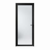 Fort Door Interior Doors Fort Door Double-Layer Tempered Glass Interior Door with Aluminium Frame & One-Click Lock
