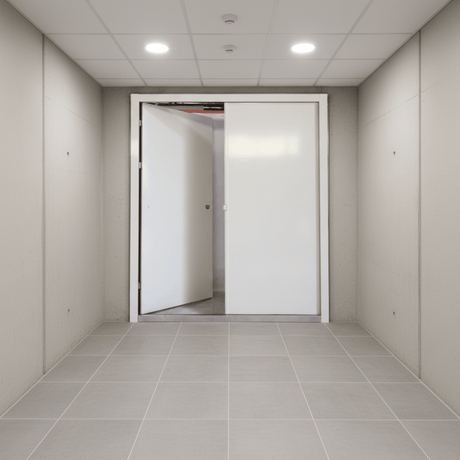 Fort Door Fort Door Fire-Rated Steel Security Door - White