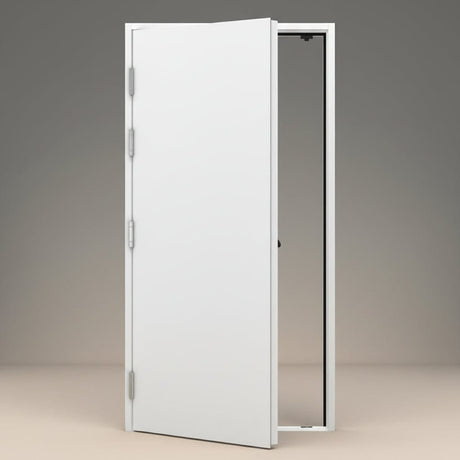 Fort Door Fort Door Fire-Rated Steel Security Door - White