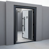 Fort Door Fort Door Full Metal Security Door with Dual Lock System - Arctic White Black