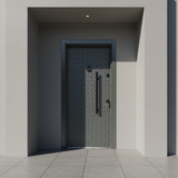 Fort Door Fort Door Full Metal Security Door with Dual Lock System - Graphite Grey