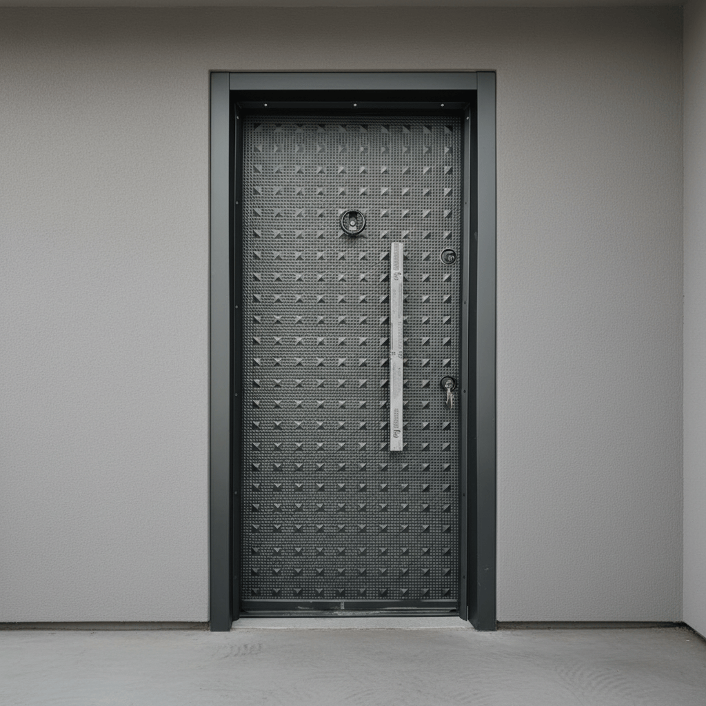 Fort Door Fort Door Full Metal Security Door with Dual Lock System - Graphite Grey