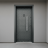 Fort Door Fort Door Full Metal Security Door with Dual Lock System - Graphite Grey