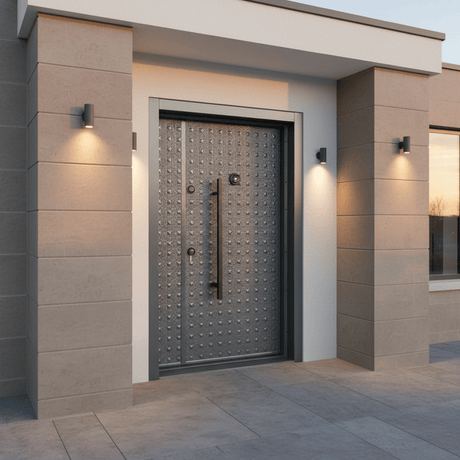 Fort Door Fort Door Full Metal Security Door with Dual Lock System - Graphite Grey