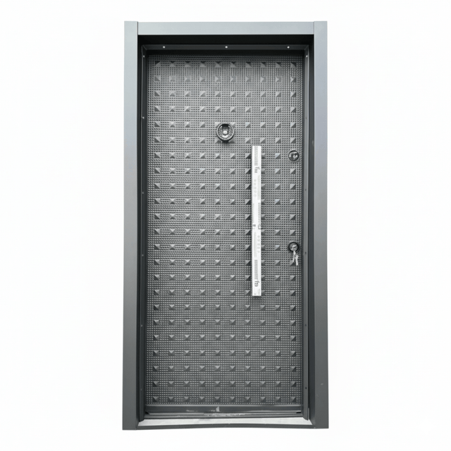 Fort Door Fort Door Full Metal Security Door with Dual Lock System - Graphite Grey