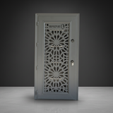 Fort Door Fort Door Full Metal Security Door with Ventilated Burglar Guard - Grey