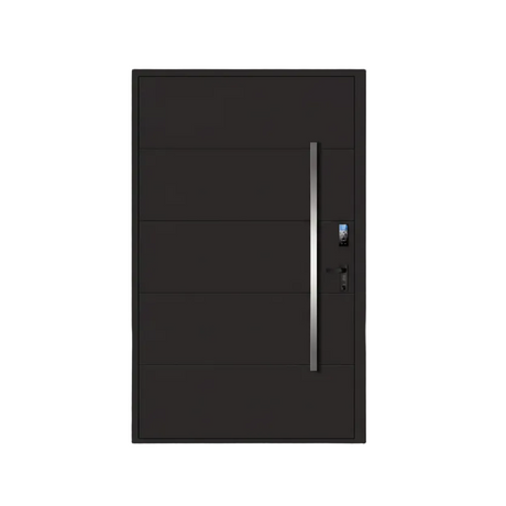 Fort Door Fort Door Luxury Aluminium Pivot Security Door with Smart Lock – Black