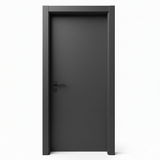 Fort Door Fort Door PVC Waterproof Internal Door 88 cm with Magnetic Frame & Lock - Grey