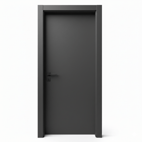 Fort Door Fort Door PVC Waterproof Internal Door 88 cm with Magnetic Frame & Lock - Grey