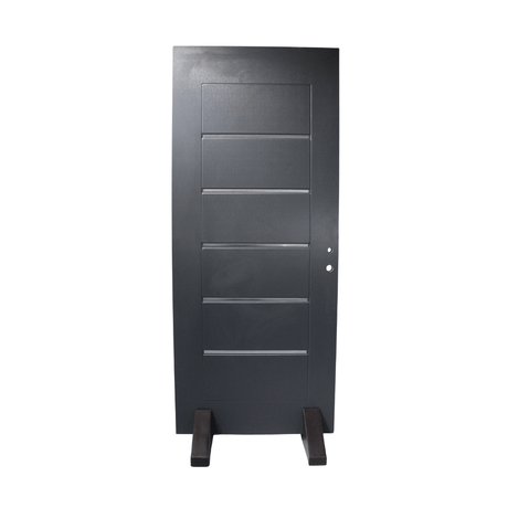 Fort Door Fort Door PVC Waterproof Internal Door with Frame & Accessories - Grey