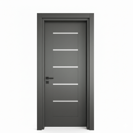 Fort Door Fort Door PVC Waterproof Internal Door with Frame & Accessories - Grey
