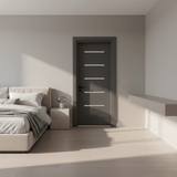 Fort Door Fort Door PVC Waterproof Internal Door with Frame & Accessories - Grey