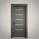 Fort Door Fort Door PVC Waterproof Internal Door with Frame & Accessories - Grey