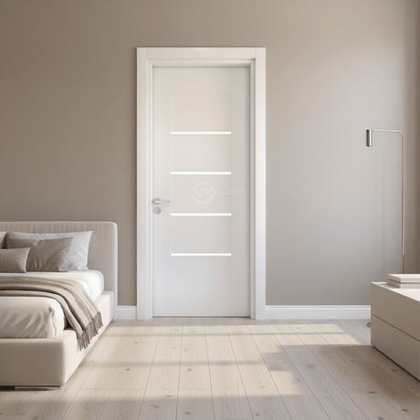 Fort Door Fort Door PVC Waterproof Internal Door with Frame & Accessories - White