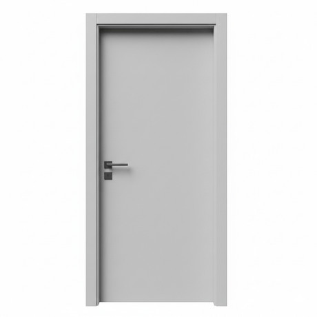 Fort Door Fort Door PVC Waterproof Internal Door with Magnetic Frame & Lock - White