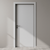 Fort Door Fort Door PVC Waterproof Internal Door with Magnetic Frame & Lock - White