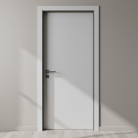 Fort Door Fort Door PVC Waterproof Internal Door with Magnetic Frame & Lock - White