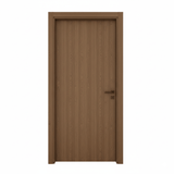 Fort Door Fort Door PVC Waterproof Internal Door with Magnetic Frame & Lock - Wooden Color