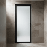 Fort Door Fort Door Tempered Glass Internal Door with Aluminium Frame - Black