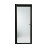 Fort Door Fort Door Tempered Glass Internal Door with Aluminium Frame - Black