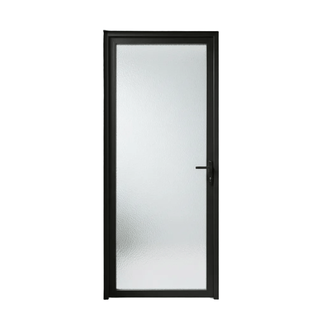 Fort Door Fort Door Tempered Glass Internal Door with Aluminium Frame - Black