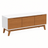 Furniture Sarayi Living Room Furniture Modern 55" TV Stand with 3 Doors & Built-In Handles - R263