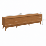 Furniture Sarayi Living Room Furniture Modern 85" TV Stand with 3 Doors & Built-In Handles - R264