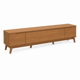 Furniture Sarayi Living Room Furniture Modern 85" TV Stand with 3 Doors & Built-In Handles - R264