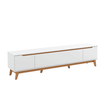 Furniture Sarayi Living Room Furniture Modern 85" TV Stand with 3 Doors & Built-In Handles - R264