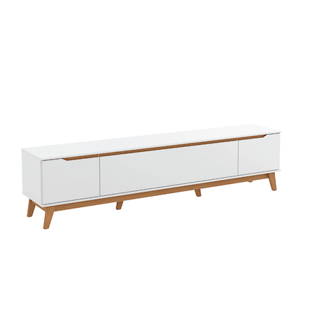 Furniture Sarayi Living Room Furniture Modern 85" TV Stand with 3 Doors & Built-In Handles - R264