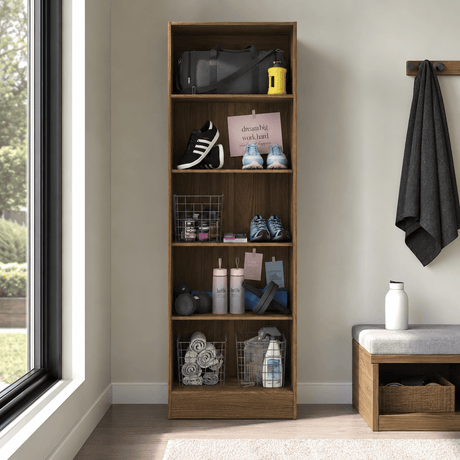 Furniture Sarayi Bedroom Furniture Modern Double Door Wooden Multi-Purpose Cabinet with Open Top Shelf - N408-NG
