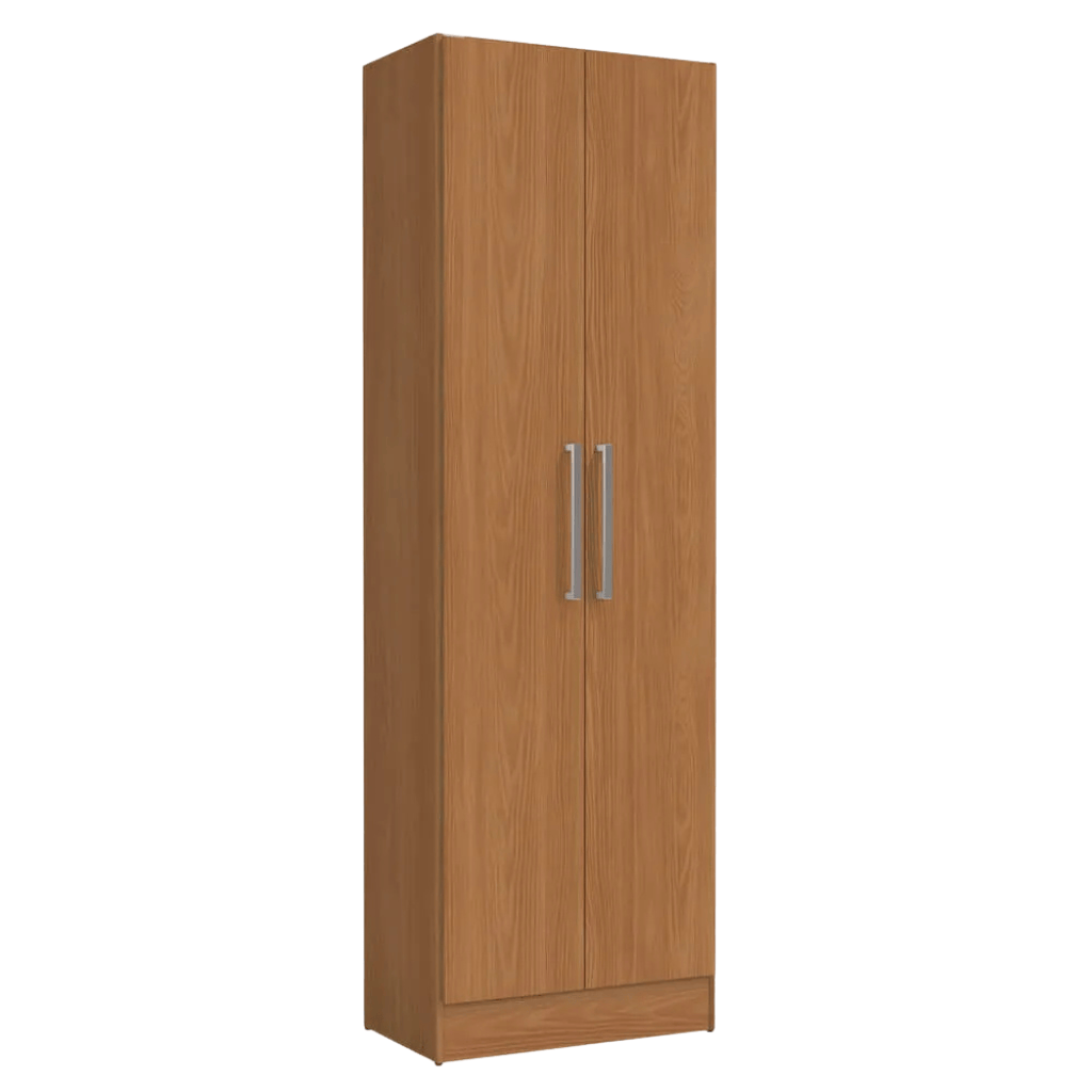 Furniture Sarayi Bedroom Furniture Modern Double Door Wooden Wardrobe with 6 Shelves - T267-CN