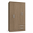 Furniture Sarayi Bedroom Furniture Modern Four Door Wooden Bedroom Wardrobe with 2 Hanging Rails & 2 Drawers - EX086
