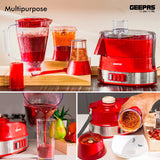 Geepas Electric Blender Geepas 4-in-1 Food Processor 600W - GSB9990