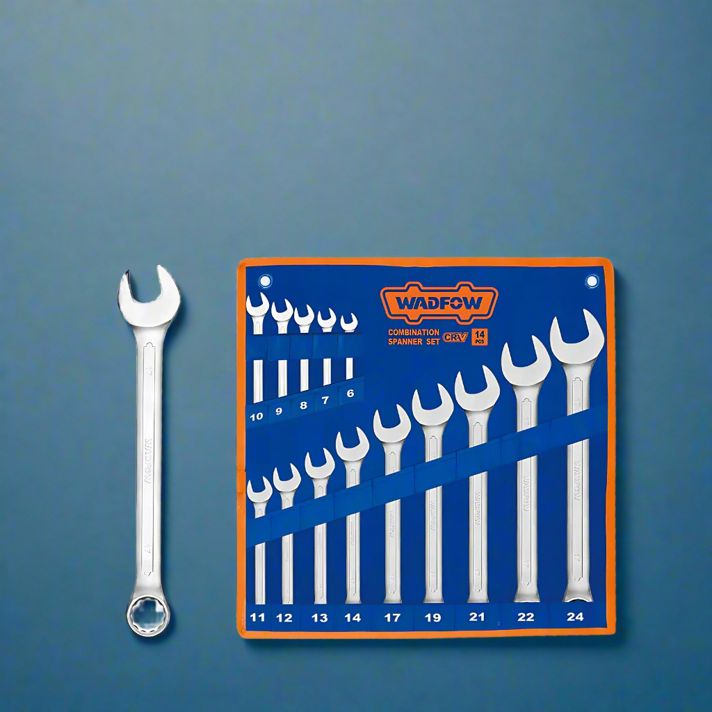 Wadfow 14-Piece Combination Spanner Set  6 to 24mm-  WSP1M24