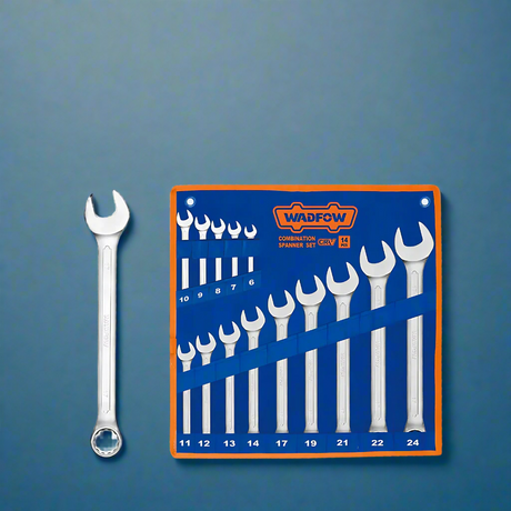 Wadfow 14-Piece Combination Spanner Set  6 to 24mm-  WSP1M24