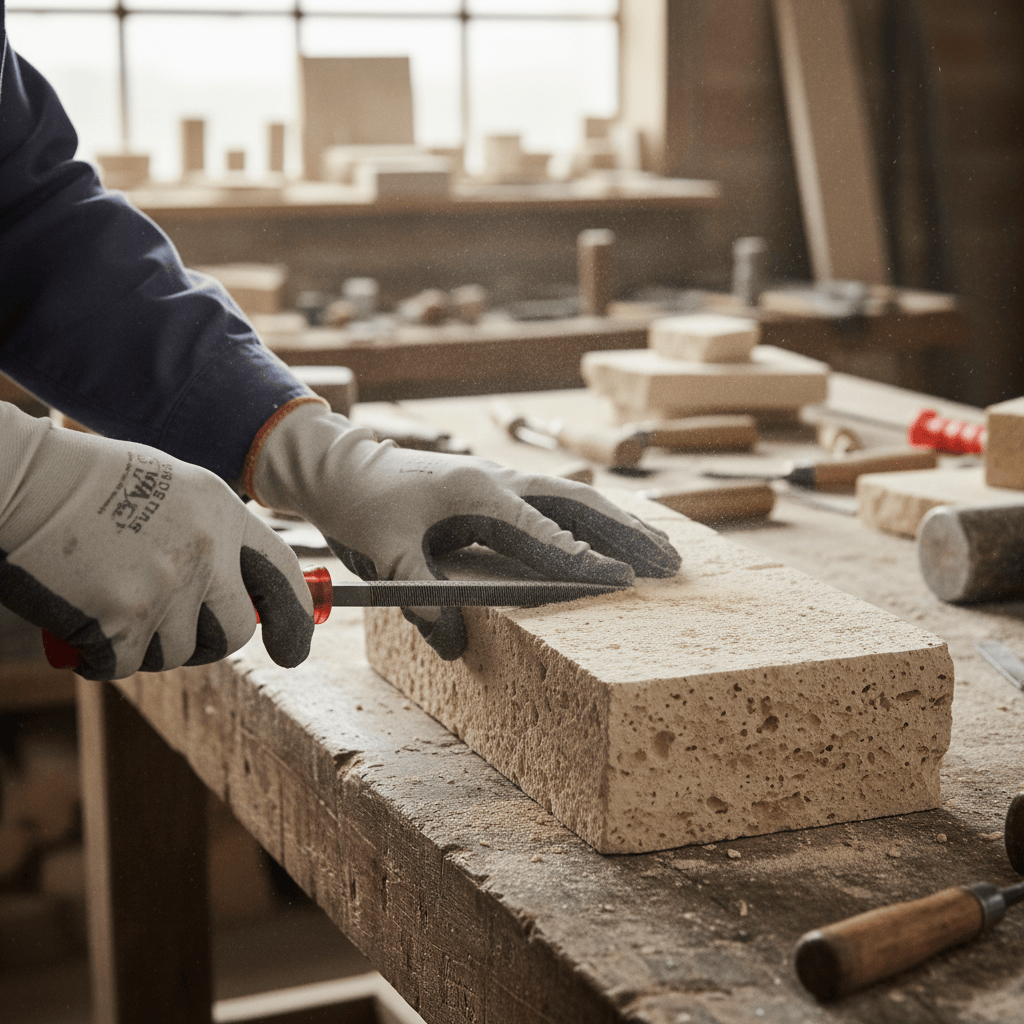 Grado Chisels Files Planes & Punches Grado 12" Stoning Chisel 16mm | Pointed & Flat