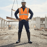 Grado Boots & Footwear Grado NT Matte Black Rain Wellington Boots - NT Series