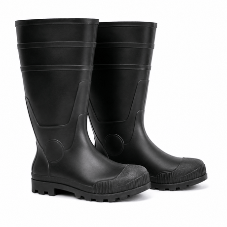 Grado Boots & Footwear Grado NT Matte Black Rain Wellington Boots - NT Series