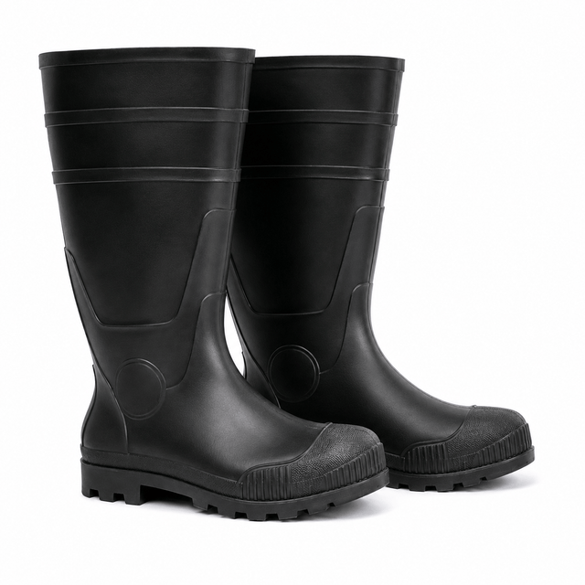 Grado Boots & Footwear Grado NT Matte Black Rain Wellington Boots - NT Series