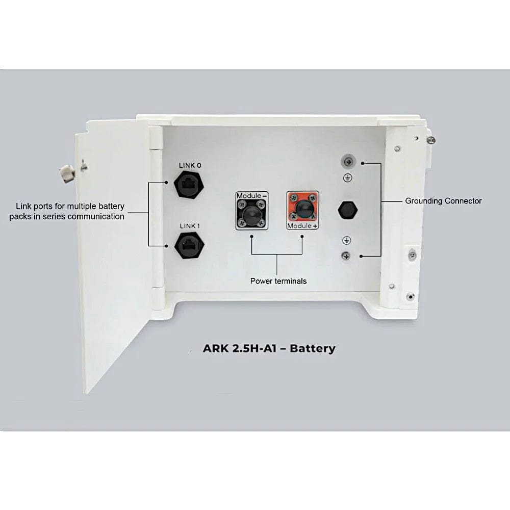 Growatt Power Management & Protection Growatt 2.56KWh Lithium-Ion Battery For Solar Panels - Ark 2.5-A1