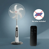 H&A Fan & Cooler H&A 18-Inch Rechargeable Standing Fan with Remote, LED Light & USB Port - 300A-18