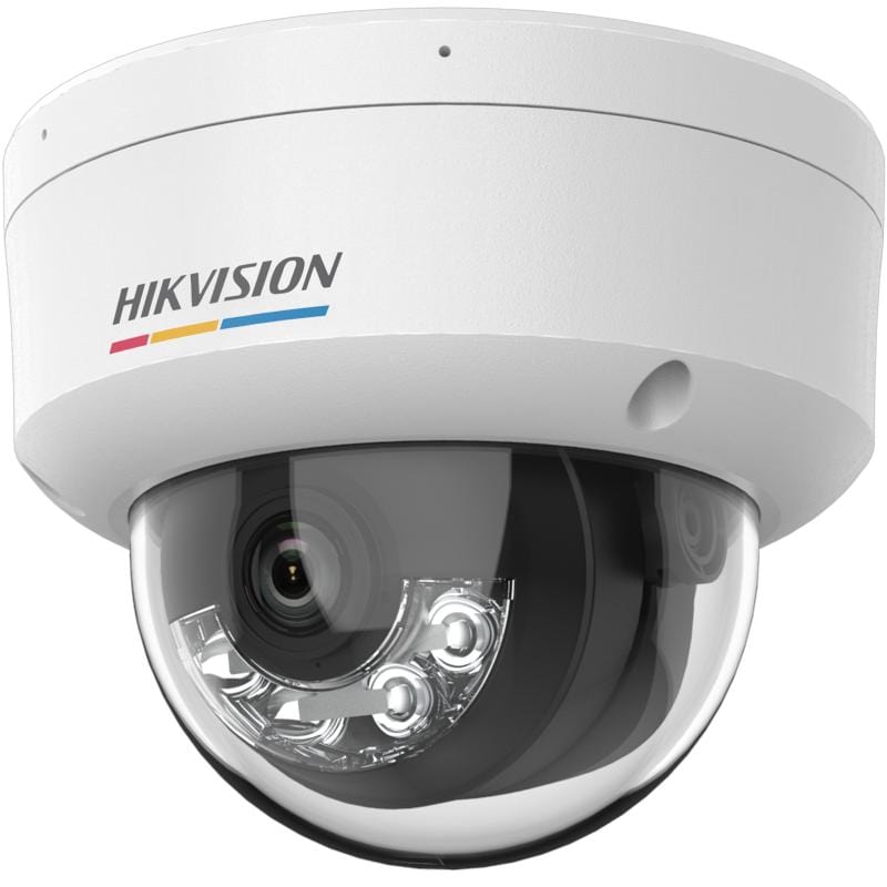 Hikvision Smart Home Hikvision 4MP ColorVu with Smart Hybrid Light Fixed Dome Network Camera - DS-2CD1147G2H-LIU