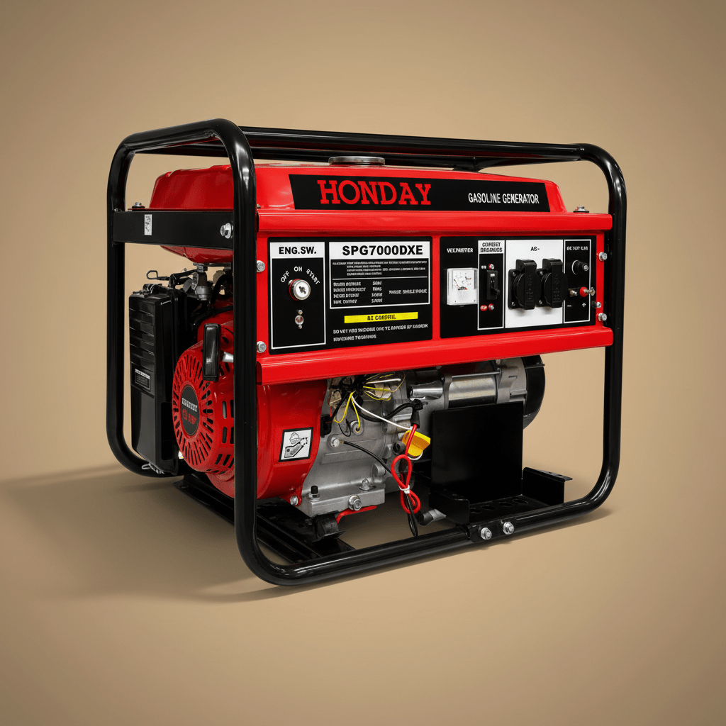 Honday Generator Honday 5.0 KW Gasoline Generator – SPG7000DXE