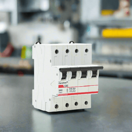 Indoasian Load Centers & Circuit Protection Indoasian Caretron Four Pole C-Curve MCB FP Series (6A-63A)