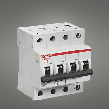 Indoasian Load Centers & Circuit Protection Indoasian Caretron Four Pole C-Curve MCB FP Series (6A-63A)