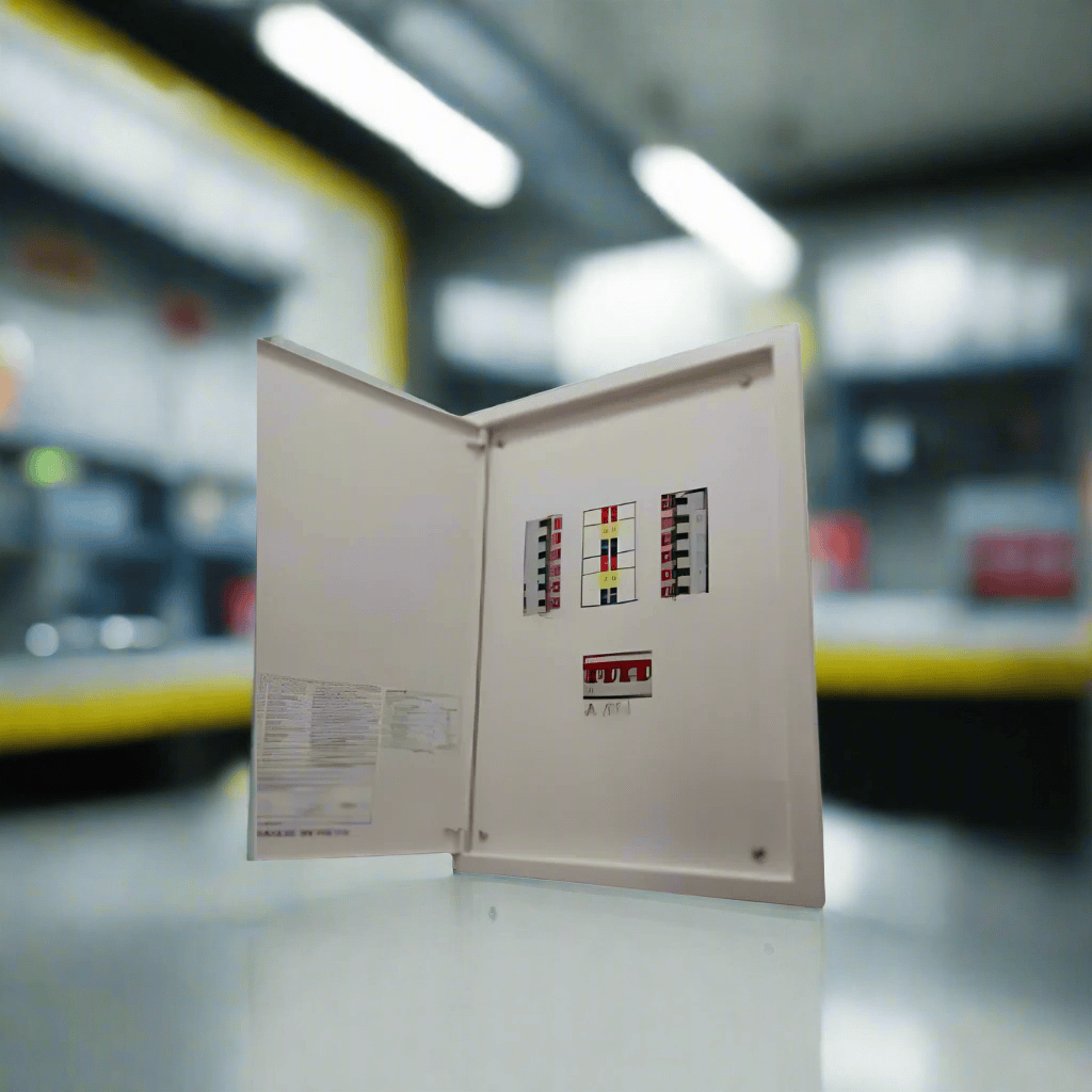 Indoasian Load Centers & Circuit Protection Indoasian Distribution Boards 4-12 Way Fitted MCB Units