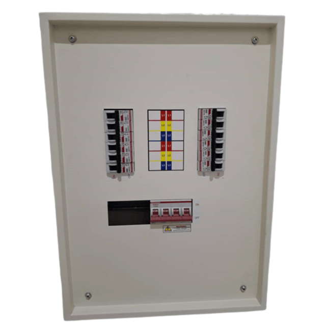 Indoasian Load Centers & Circuit Protection Indoasian Distribution Boards 4-12 Way Fitted MCB Units