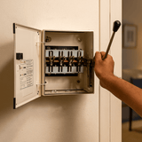 Indoasian Load Centers & Circuit Protection Indoasian Manual  Offload Changeover Switch